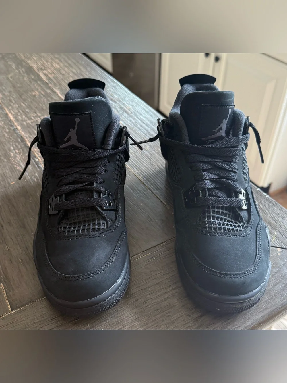 Air Jordan Retro 4 Black Cat 4.5Y no box like new worn 1-2x